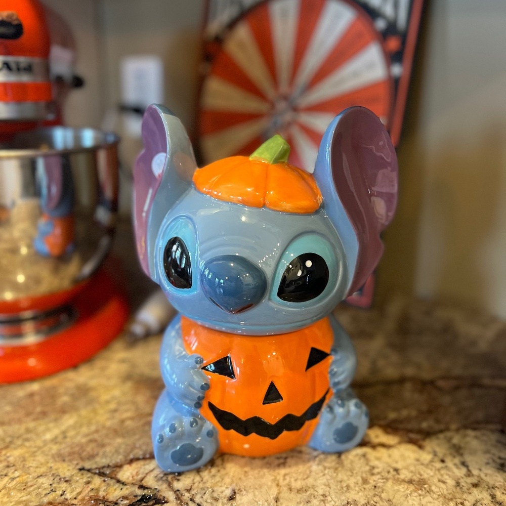 Stitch Halloween Cookie Jar
